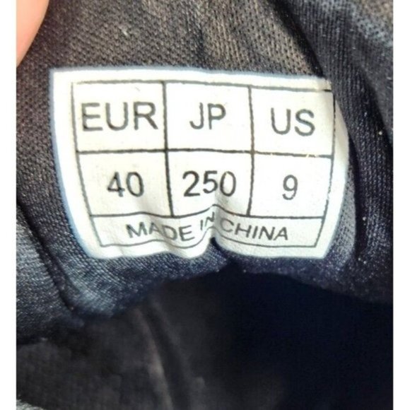 Jarlif Women's Sneakers Black Sz9 Lace Up Cushioned Insole Running Non Slip - Picture 10 of 10